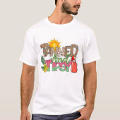 タンにして酔っ払ったサマー・パーティーのデザイン Tシャツ (正面)