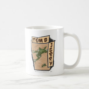 タンのソファのトムとジェリー コーヒーマグカップ