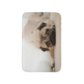 タンの女性パグ バスマット (正面縦)