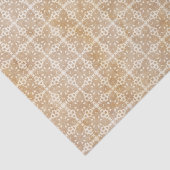 タンの幾何学的なパターン 薄葉紙 (詳細)