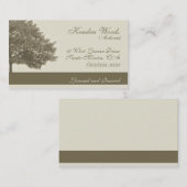 タンの木 名刺 (正面/裏面)