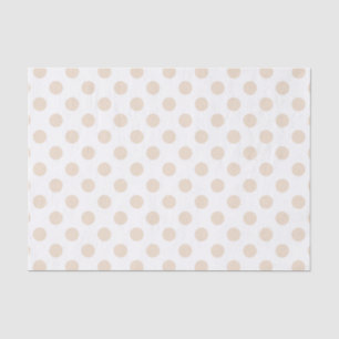 タンの水玉模様 薄葉紙