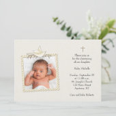 タンの白い鳩、宗教写真カード 招待状 (スタンド正面)