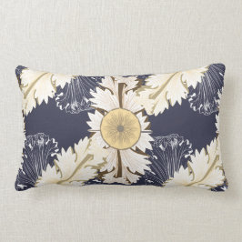 タンの華美なギリシャのスクロールされた葉 ランバークッション