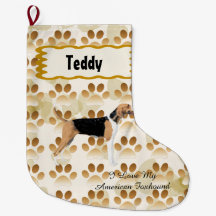 タンの葉のアメリカFoxhound