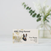 タンの葉のオーストラリアの牛犬 名刺 (スタンド正面)