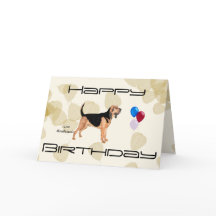 タンの葉のブラッドハウンド