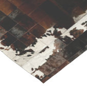 タンの革靴のパッチワークのプリント ショートテーブルランナー (コーナー)