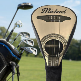 タンアコースティックギターギタリスト楽器名 ゴルフヘッドカバー