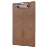 タンアリゲータテクスチャプリント クリップボード (左)