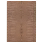 タンアリゲータテクスチャプリント クリップボード (裏面)