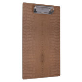 タンアリゲータテクスチャプリント クリップボード (右)