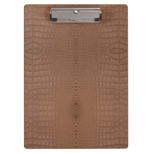 タンアリゲータテクスチャプリント クリップボード (正面)