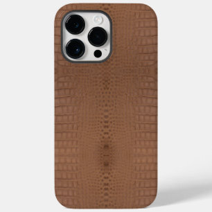 タンアリゲータテクスチャプリント Case-Mate iPhone 14 PRO MAXケース