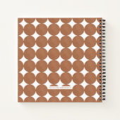 タンアーモダンチカスタムフォトアルバムジャーナル ノートブック (裏面)