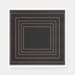 タンインテリアスクエアデザイン スタンダードランチョンナプキン