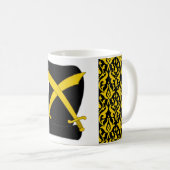 タンウェイアウーポレースバッジコーヒーマグのカントン コーヒーマグカップ (正面右)