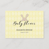 タンウサギの絵本 ベビーシャワーゲーム用 エンクロージャーカード (裏面)