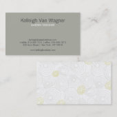 タンオーガニック/白 名刺 (正面/裏面)