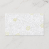 タンオーガニック/白 名刺 (裏面)