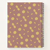 タンカスタムとトープの円お洒落手帳 ノートブック (裏面)