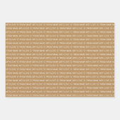 タンカスタムハッピーバースデーラヴ ラッピングペーパーシート (正面)