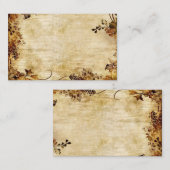 タンカードの紅葉素朴が〜に 名刺 (正面/裏面)