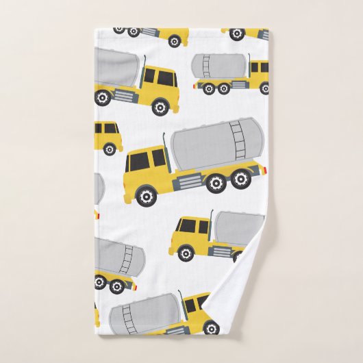 タンカー貨物輸送用トラック バスタオルセット (ハンドタオル)