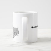 タンカー – アーマー最高の- "今までの仕事" ジャンボコーヒーマグカップ (裏面)