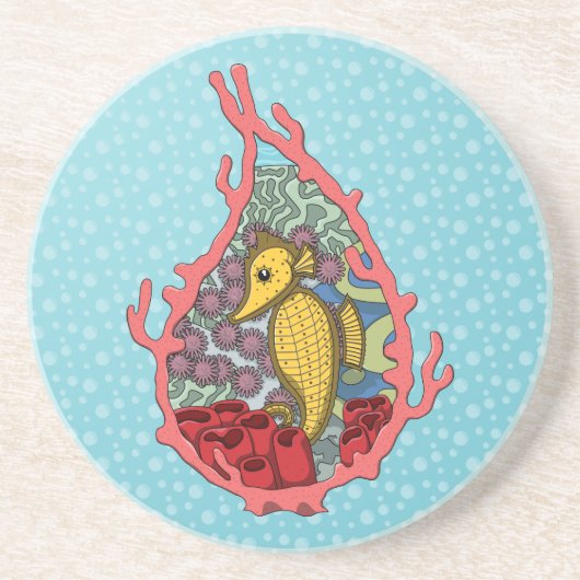 タンガザシーホースサンドストーンコースター コースター (正面)