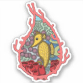 タンガザシーホース輪郭シール シール (正面)