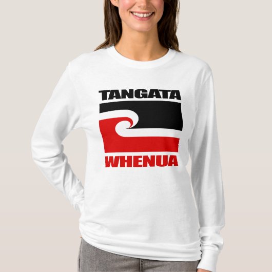 タンガタWhenua Tシャツ (正面)