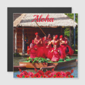 タンガポリネシ伝統的アン・ダンサー・アロハ (正面/裏面)