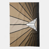 タンキッチンタオルのアールデコの太陽 キッチンタオル (縦)