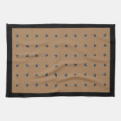 タンキッチンタオルのコーヒーカップパターン キッチンタオル (横)