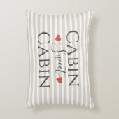 タンキャビンスタイリッシュスウィートキャビン引用文装飾 アクセントクッション (正面(垂直))