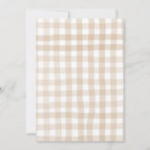 タンギンガムファルミヤードファームアニマル納屋周囲の庭誕生日 招待状 (裏面)