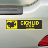 タンクはバンパーステッカーシリーズ1シクリッドを合わせます バンパーステッカー (車上)