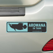 タンクはバンパーステッカーシリーズ1-Arowana Bを合わせます バンパーステッカー (車上)