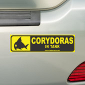 タンクはバンパーステッカーシリーズ1-Corydorasを合わせます バンパーステッカー (車上)