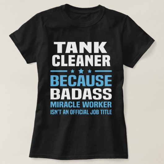 タンククリーナー Tシャツ (デザイン正面)