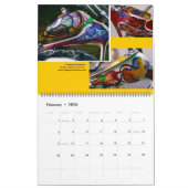 タンクショット – オートバイカスタムのアー絵画ト カレンダー (2月 2026)