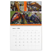 タンクショット – オートバイカスタムのアー絵画ト カレンダー (3月 2026)