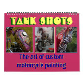タンクショット – オートバイカスタムのアー絵画ト カレンダー (カバー)