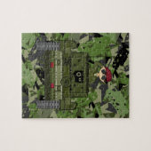 タンクジグソーパズルのイギリス陸軍の兵士 ジグソーパズル (横)