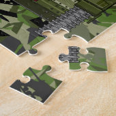 タンクジグソーパズルのイギリス陸軍の兵士 ジグソーパズル (側面)