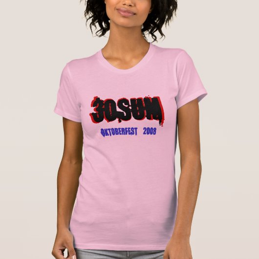 タンクトップのオクトーバーフェスト2008 Tシャツ (正面)