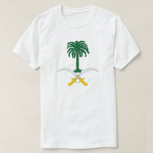 タンクトップサウジアラビアの紋章付き外衣 Tシャツ