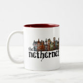 タンクバッジのマグ ツートーンマグカップ (左)