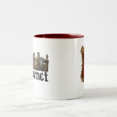 タンクバッジのマグ ツートーンマグカップ (中央)